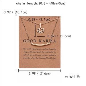 Rinhoo Jewelry - Good Karma Flower Necklace Lucky Charm Party Gift Rinhoo Jewelry - Good Karma Flower Necklace Lucky Charm Party Gift
